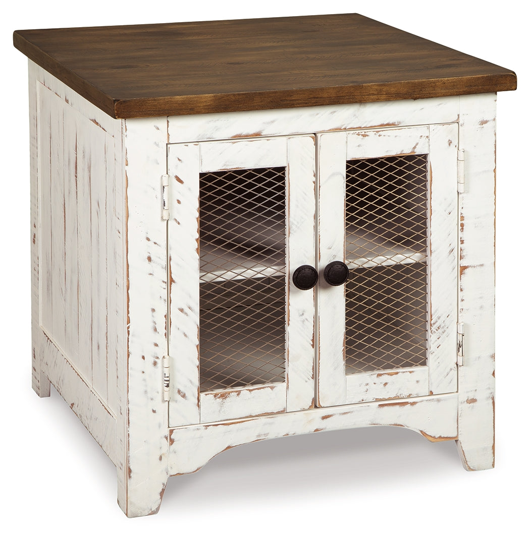 Wystfield coffee table front angle
