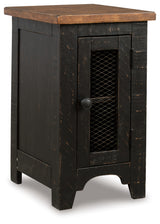 Valebeck end table rustic farmhouse style