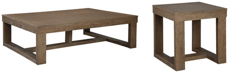 Cariton end table side view
