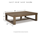Cariton gray coffee table and end table set in living room