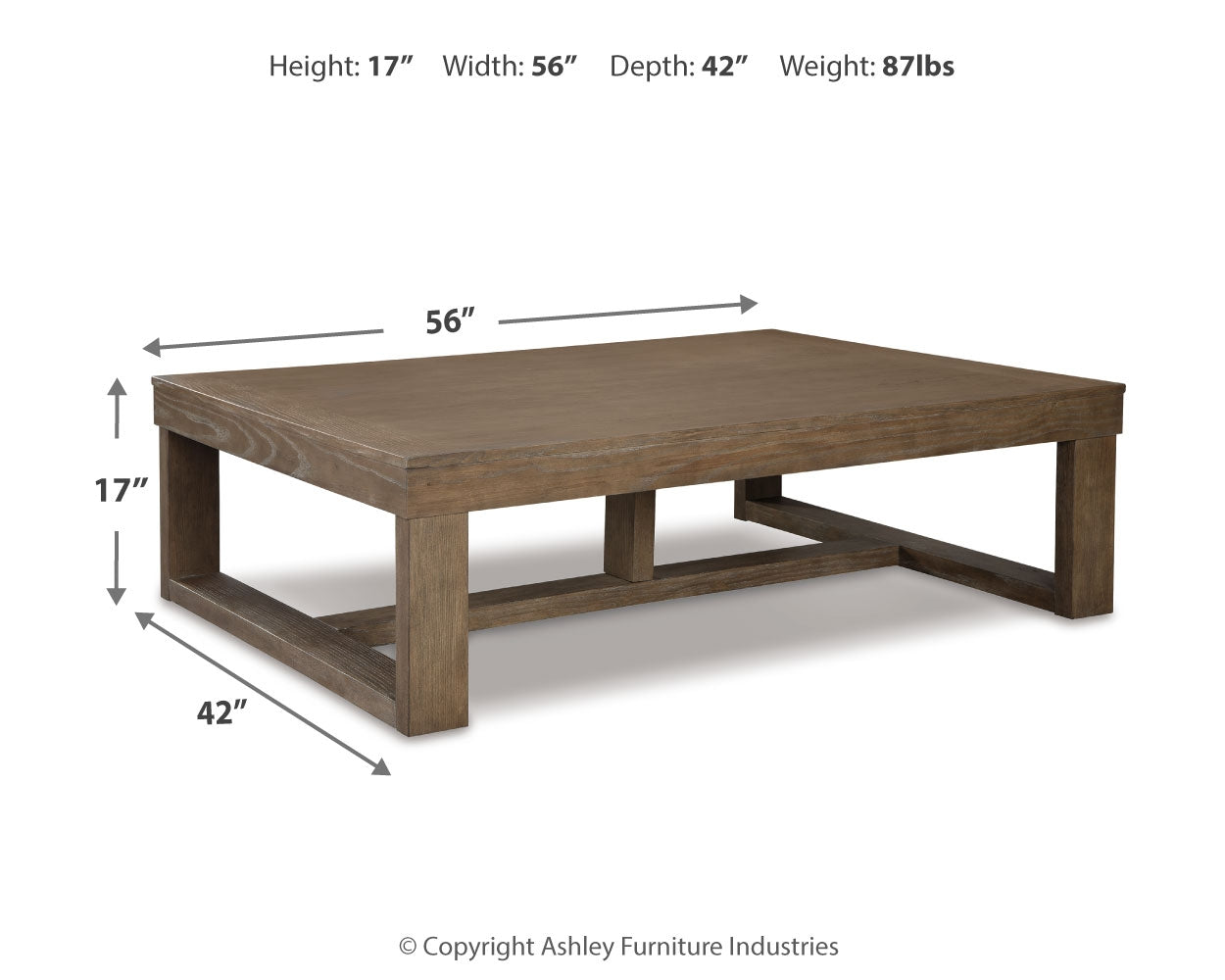 Cariton gray coffee table and end table set in living room