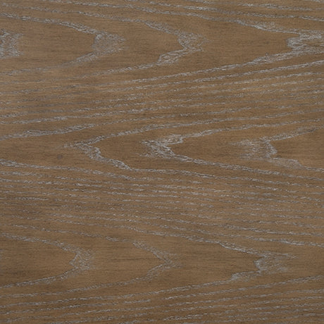Cariton coffee table finish showing rustic grayish brown texture