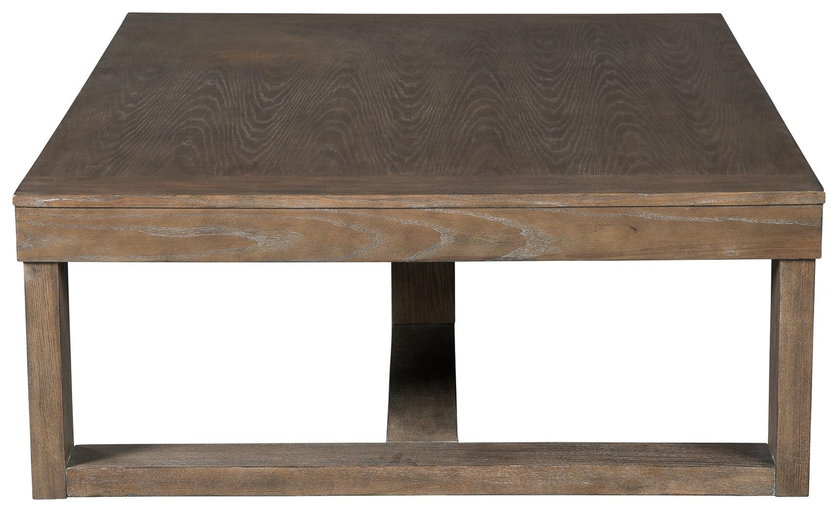 Cariton Gray Coffee Table side profile