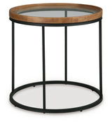 Noraluna End Table side angle view
