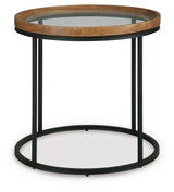 Noraluna End Table head-on view
