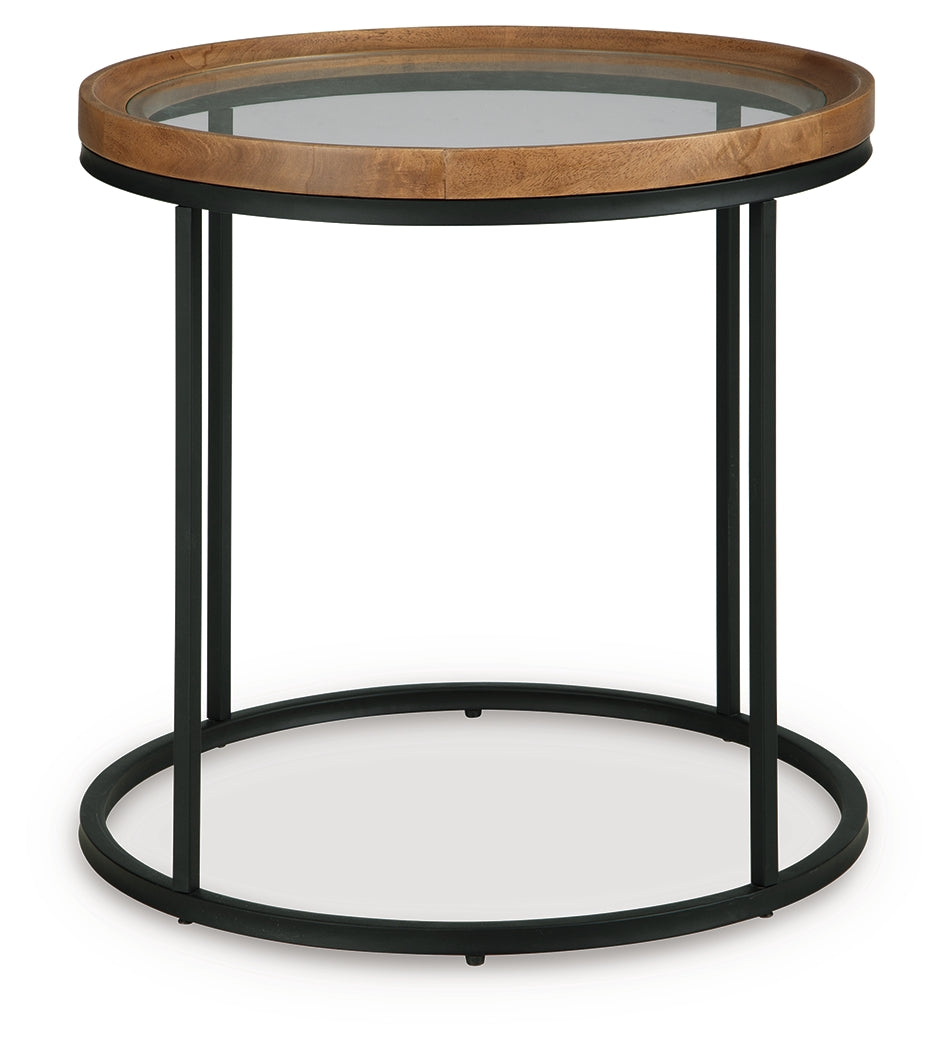Noraluna End Table head-on view