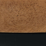 Noraluna Collection medium brown finish close-up