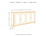 Dimension diagram of Mirimyn Accent Cabinet