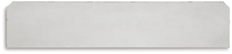 Top view showing cabinet surface
