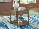 Burkbyer Brown End Table