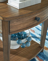 Burkbyer Brown End Table