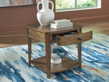 Burkbyer Brown End Table