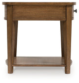 Burkbyer Brown End Table