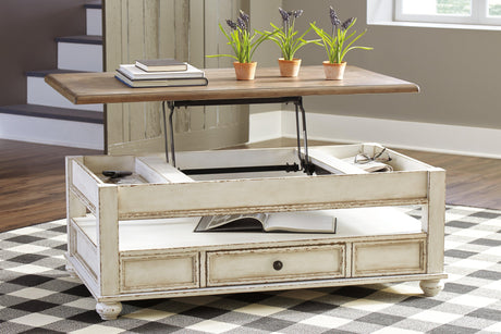 Drawer open showing dovetail construction