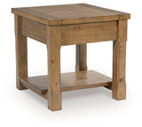 Back view of Vandenmore end table