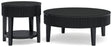 Marstream black coffee table angled shot