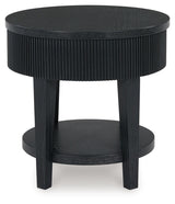 Marstream end table drawer detail