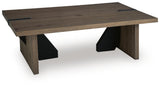 Kandinew Light Brown Coffee Table angled view