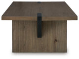 Kandinew Light Brown Coffee Table view 5