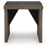 Kandinew Light Brown End Table view 4