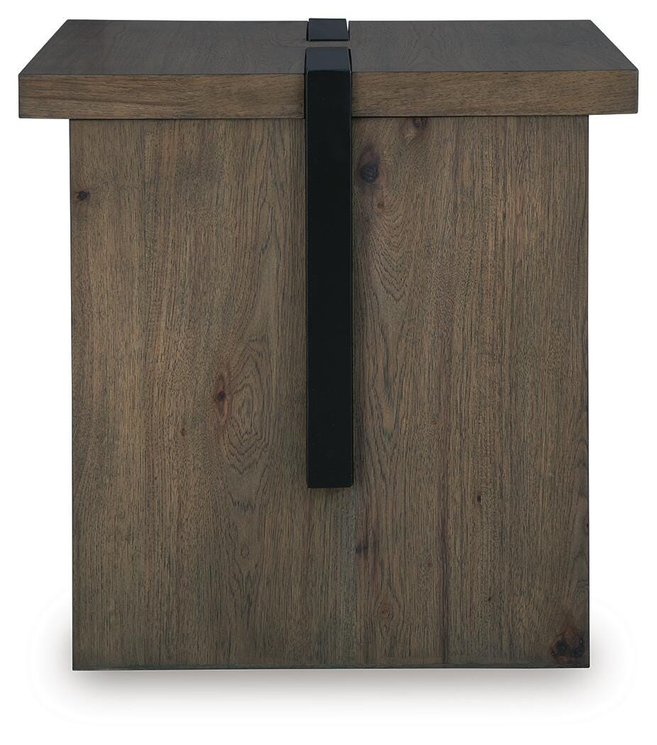 Kandinew Light Brown End Table view 5