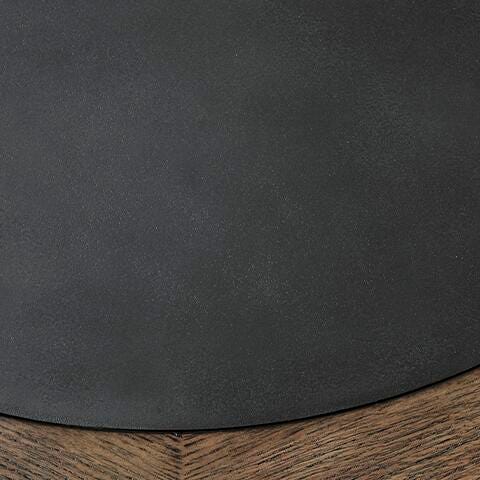 Dontayne Warm Brown Coffee Table finish detail