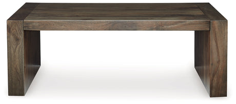 Top view of Dreggan Coffee Table surface