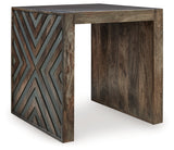 Full view of end table