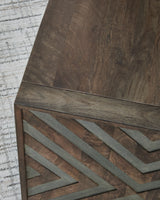 End tables arranged beside sofa