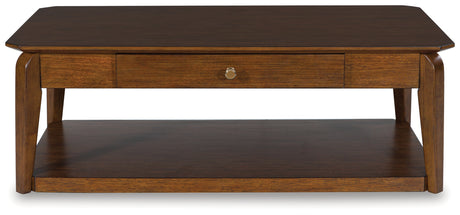 Trenmour coffee table head-on view