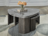 Closeup of pivot mechanism on Surmour Stacked Coffee Table