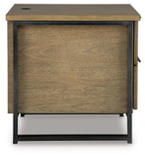 Montia Light Brown End Table view 4