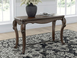 Maylee Sofa Table top surface closeup