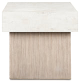 Jorlaina End Table with decorative accents front
