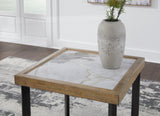 Close-up of Montia End Table tile detail