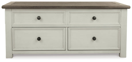 Bolanburg Coffee Table close-up of two-tone finish