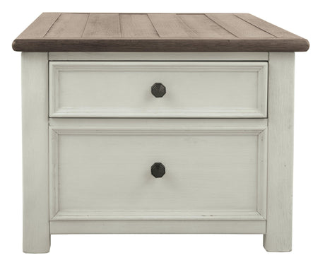 Bolanburg Two-tone Coffee Table with Lift Top front view