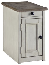 Bolanburg end table detail with hardware