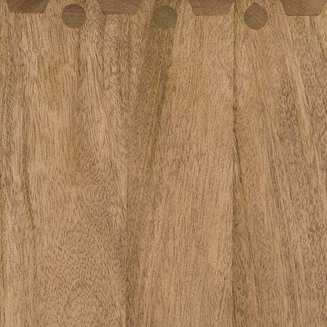 Ella Grove Rich Brown Coffee Table finish detail