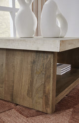 Brendalhouse Light Brown Coffee Table