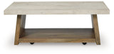 Brendalhouse Light Brown Coffee Table