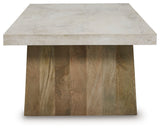 Brendalhouse Light Brown Coffee Table