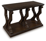 Maylee Sofa Table head-on view