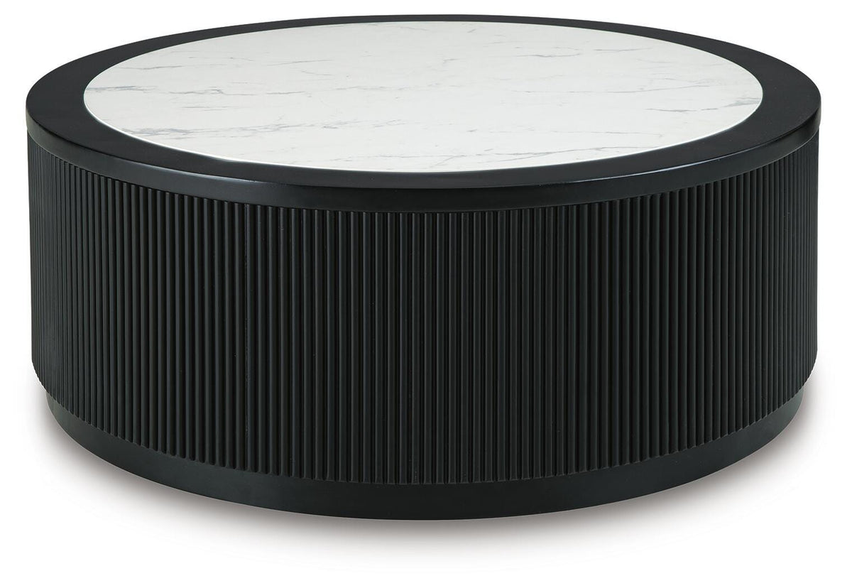 Grayman Black Coffee Table view 3