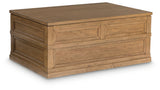 Sharlance Light Brown Coffee Table and End Table Set