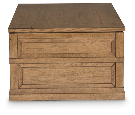 Sharlance end table drawer detail