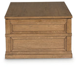 Sharlance Light Brown Coffee Table and End Table Set