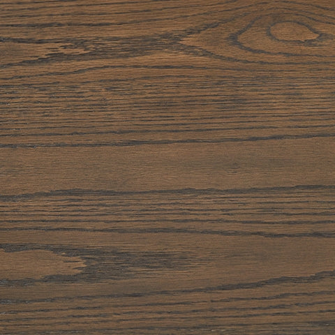 Breckington Dark Brown End Table front view with doors closed