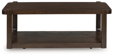 Breckington Coffee Table detail of caster wheel