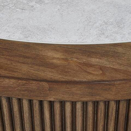 Hadonna Brown Coffee Table finish detail